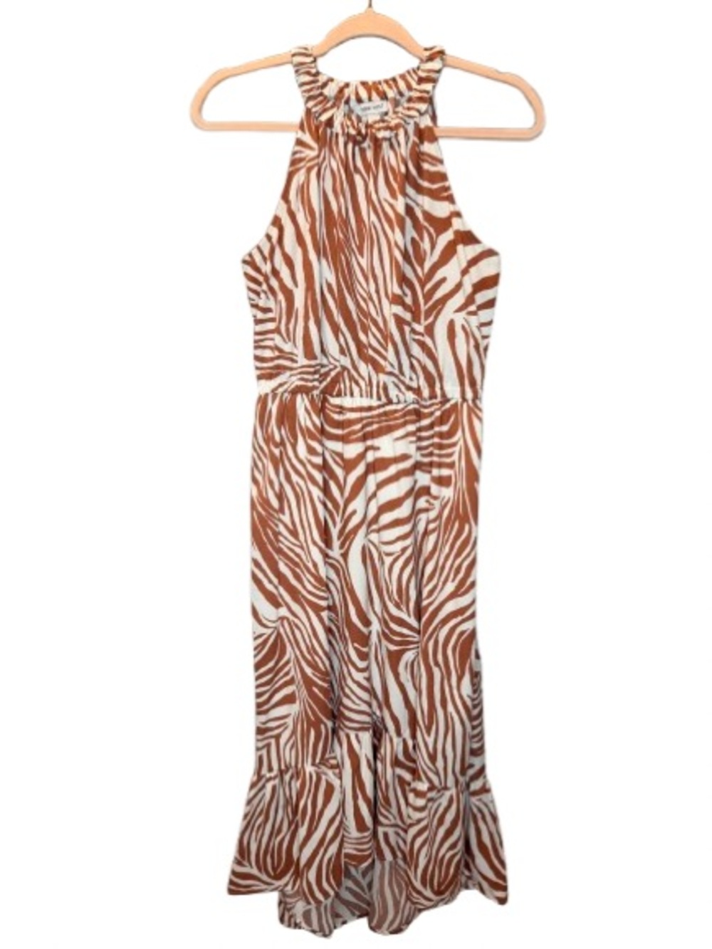 Nine West Hi/Low Halter Dress - Used Good Condition - Medium